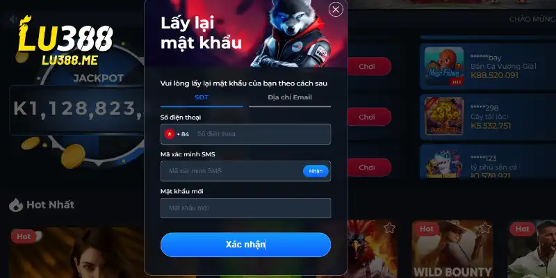 Đăng Nhập LU388 - Quy Trình Đăng Nhập An Toàn Nhanh Chóng 2 Phương thức lấy lại mật khẩu đăng nhập khi quên